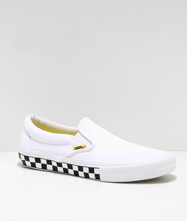 Vans Slip-On Pro Checkerboard White 