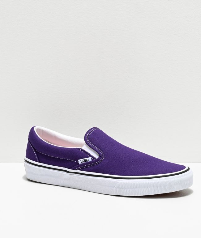 Vans slip on violette cheap