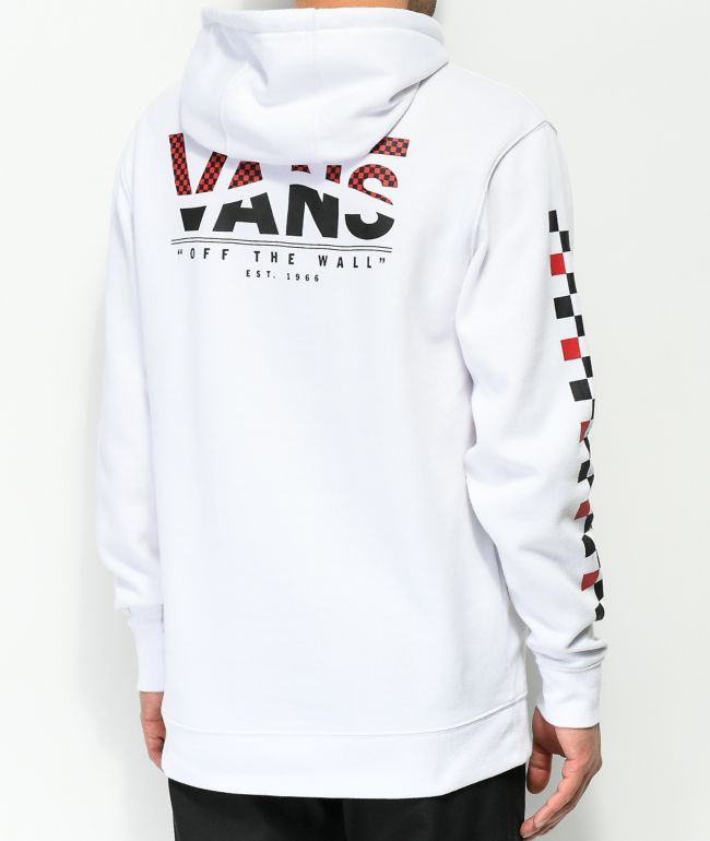 vans off white hoodie
