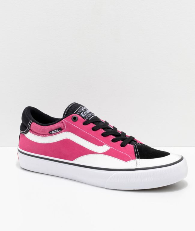 Het formulier plotseling gesloten Vans TNT Advanced Prototype Pink, Black & White Skate Shoes