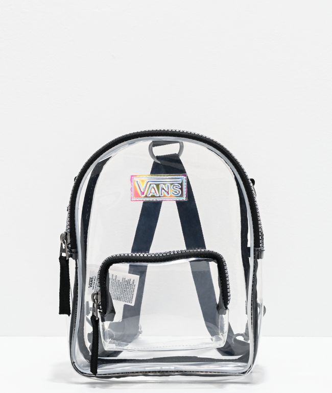 Vans Two Time Shine Clear Mini Backpack 