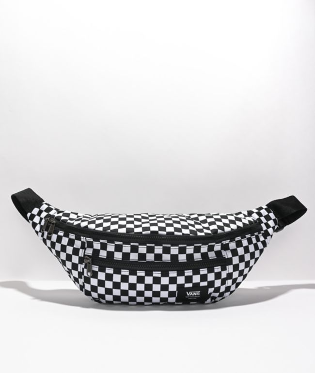 Vans Ward Black & White Checkerboard Crossbody Bag