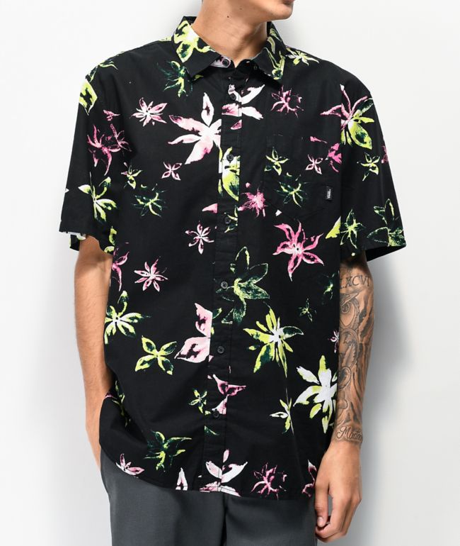 vans floral shirt