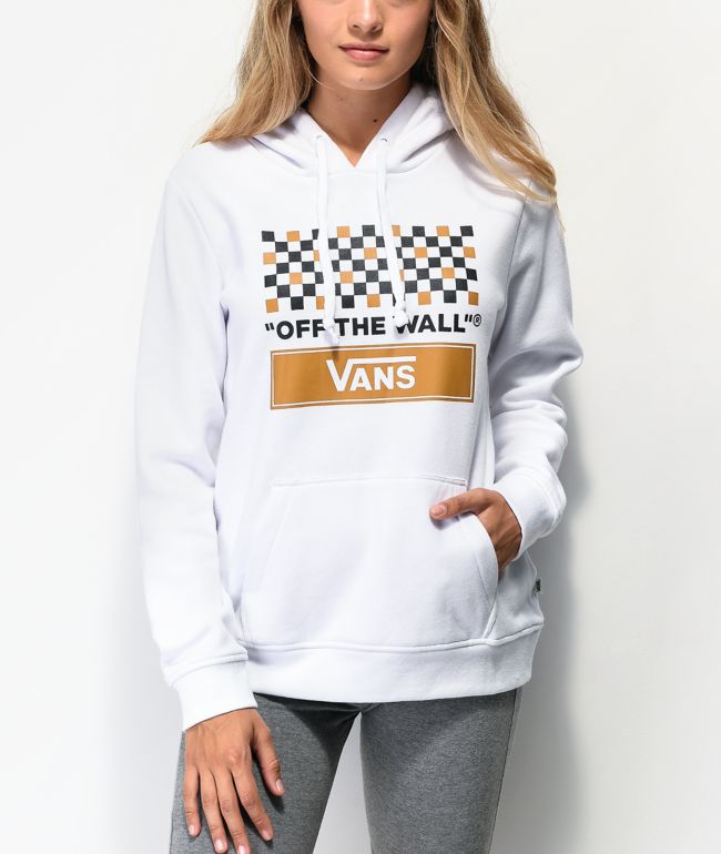 vans white jumper