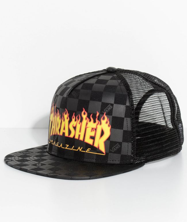 thrasher vans cap