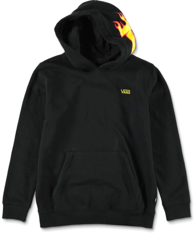 vans x thrasher hoodie black