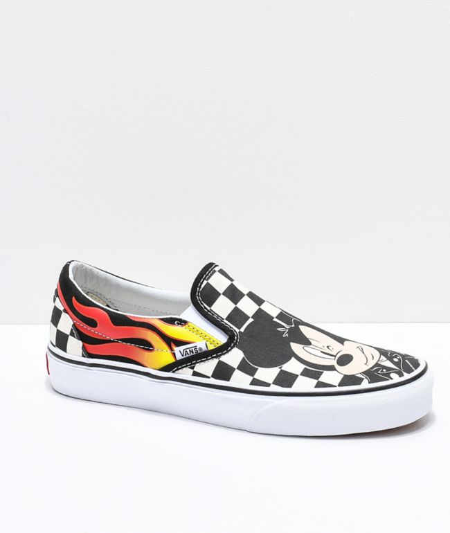 mickey mouse slip on
