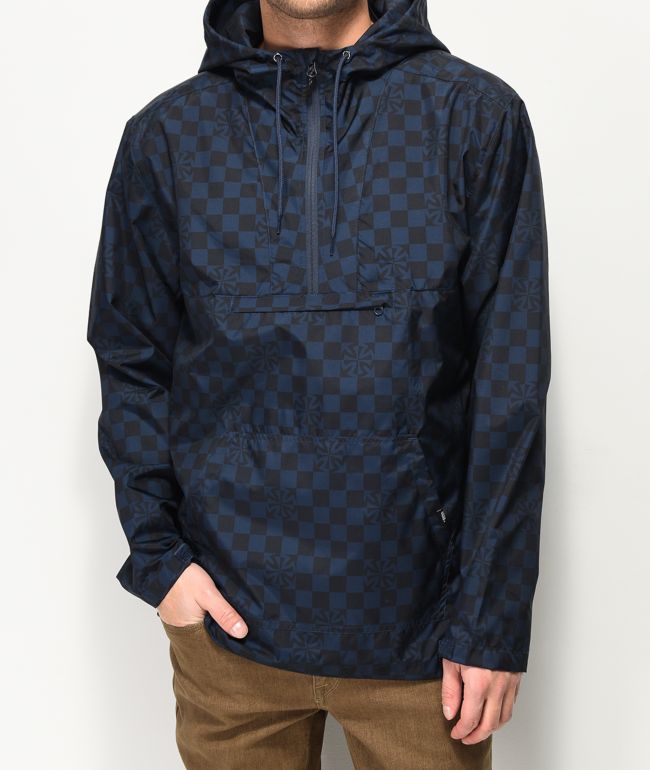 Vans x Independent Checkerboard Blue & Black Anorak Jacket