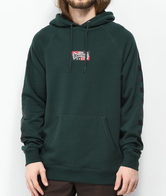 dark green vans hoodie