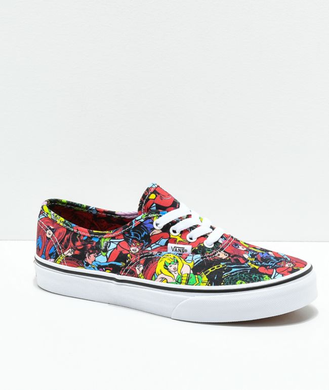 Vans x Marvel Authentic Marvel Women Multi Skate Shoes