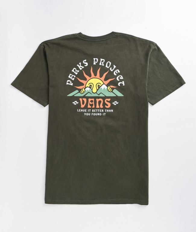 Vans x Parks Project Was Here Green T-Shirt