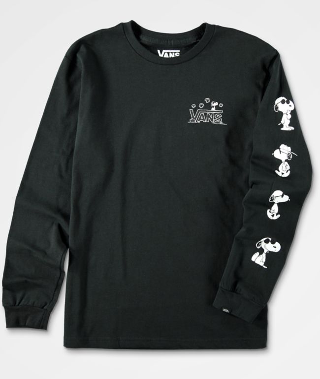 Vans peanuts hombre negro clearance