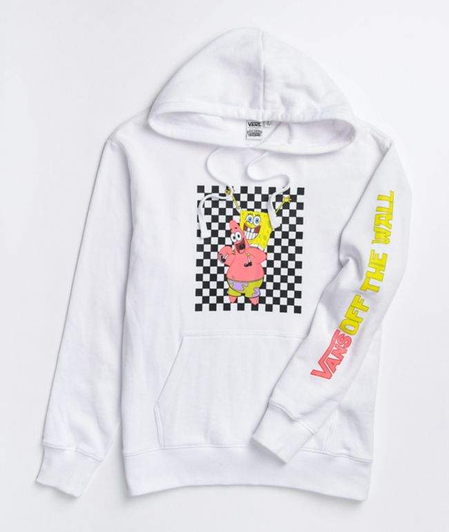 Vans x SpongeBob SquarePants Best Buddies sudadera con capucha blanca