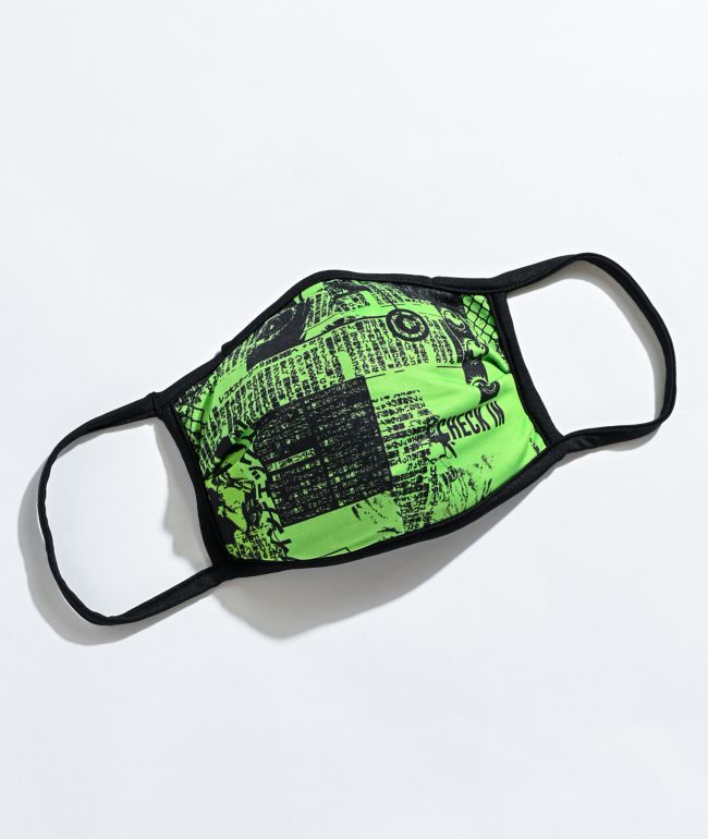 Vitriol News Green Face Mask