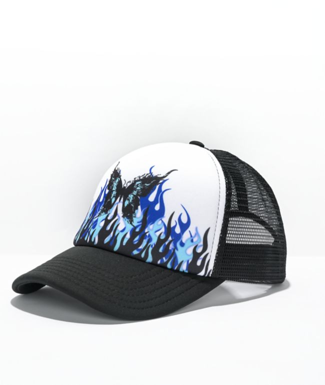 Vitriol Ziggy gorro de camionero blanco y negro