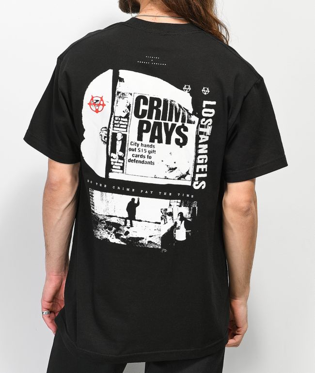 Vitriol x Robert LeBlanc Crime Pays Black T-Shirt