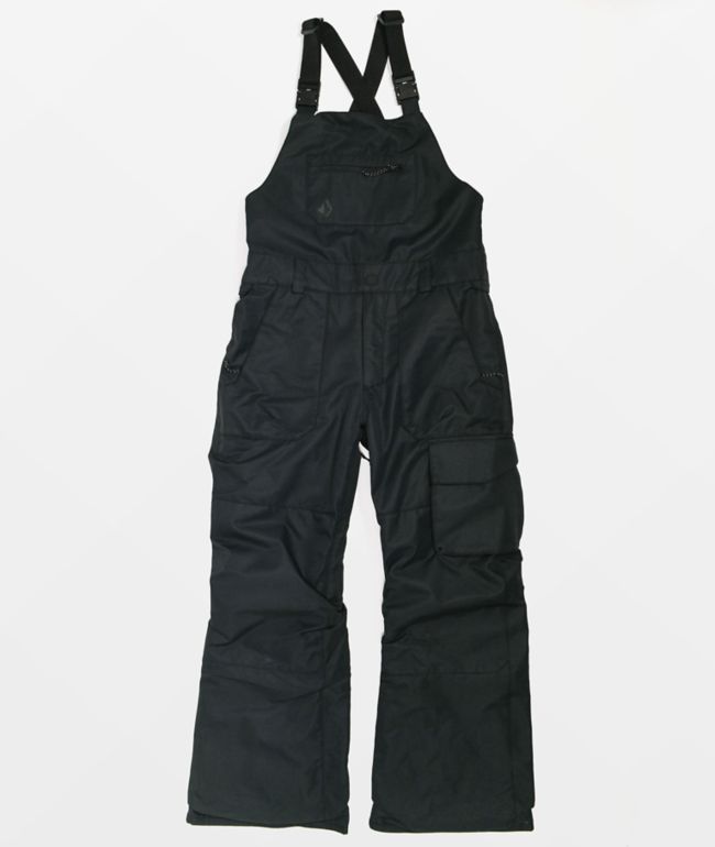 Volcom Barkley Black 10K Snowboard Bib Pants