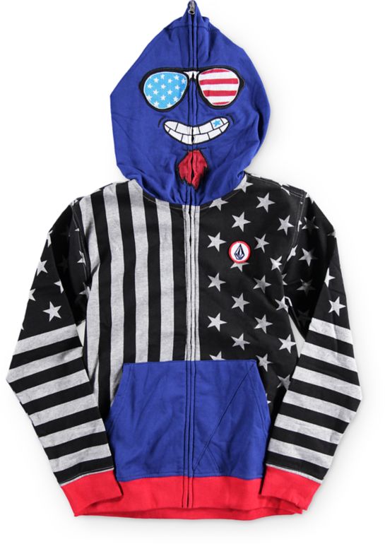 volcom hoodie zip up