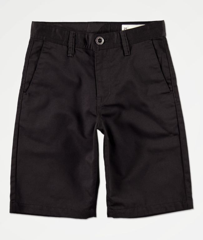 Volcom Kids Frickin Black Chino Shorts