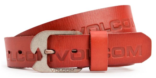 volcom leather belt