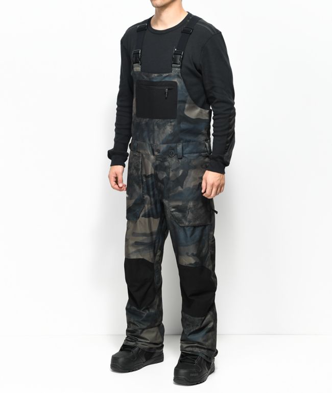 Camo bib snow pants clearance