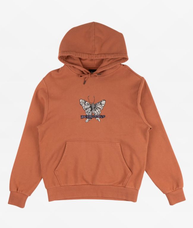 Welcome Butterfly Brown Hoodie