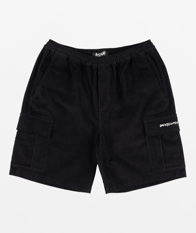 Chamber Black Cargo Shorts