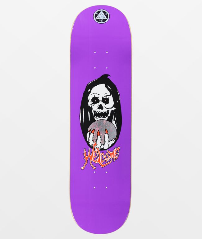 Welcome Clairvoyant On Evil 8.5" tabla de patineta