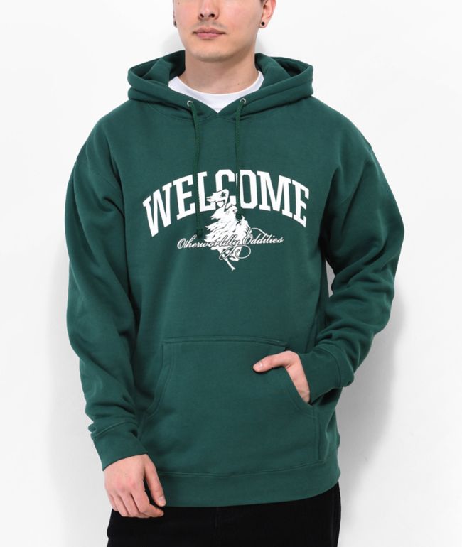 Collegiate Dark Green Hoodie