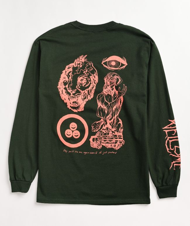Forest green graphic tee clearance