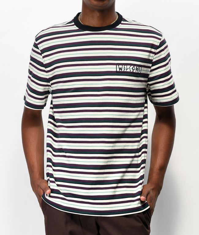 Welcome Surf Stripe Bone \u0026 Purple 