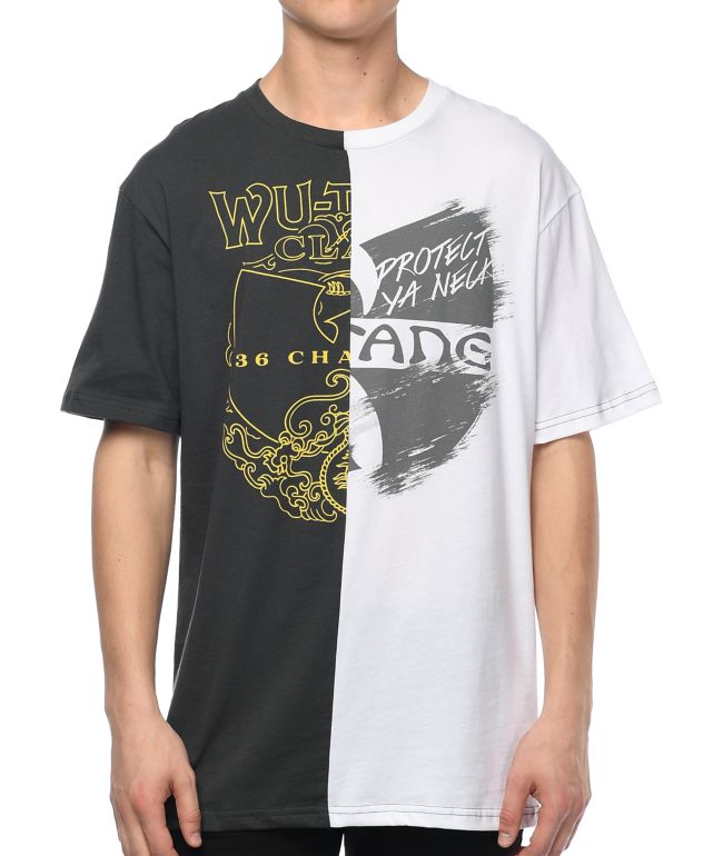 Wu Tang Split Black White T Shirt Zumiez