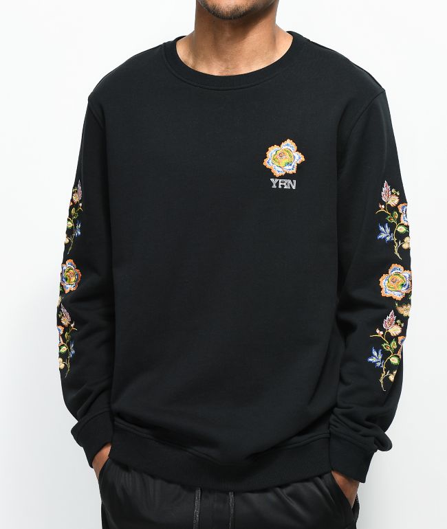 Floral sleeve sweatshirt Clearance