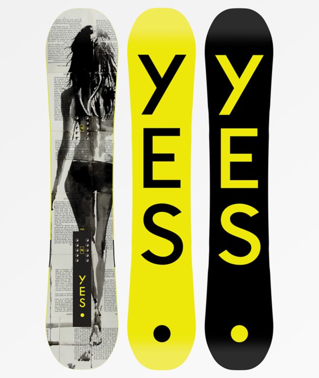 Yes. Typo Black  Yellow 155 Snowboard