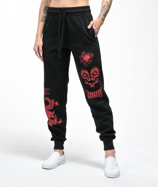 black dragon sweatpants