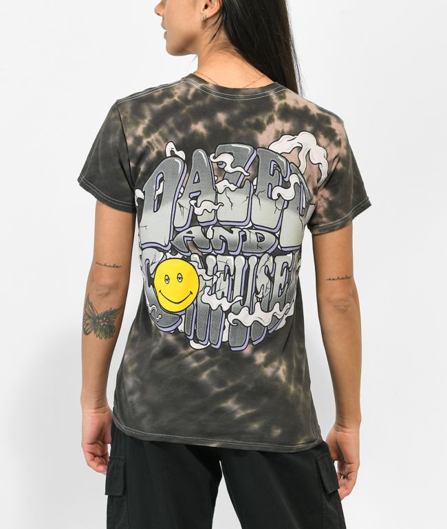 Your Highness Good Vibes Brown Tie Dye T-Shirt