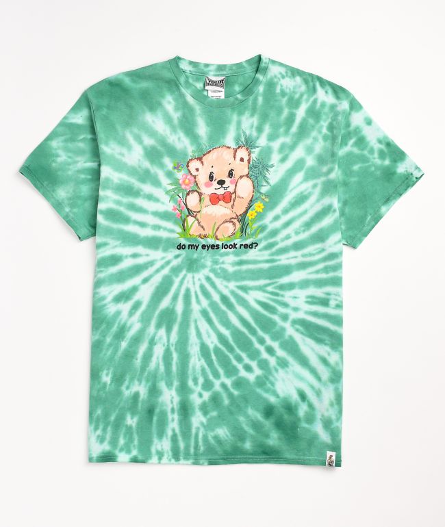 Your Highness Too Faded Green Tie Dye T-Shirt