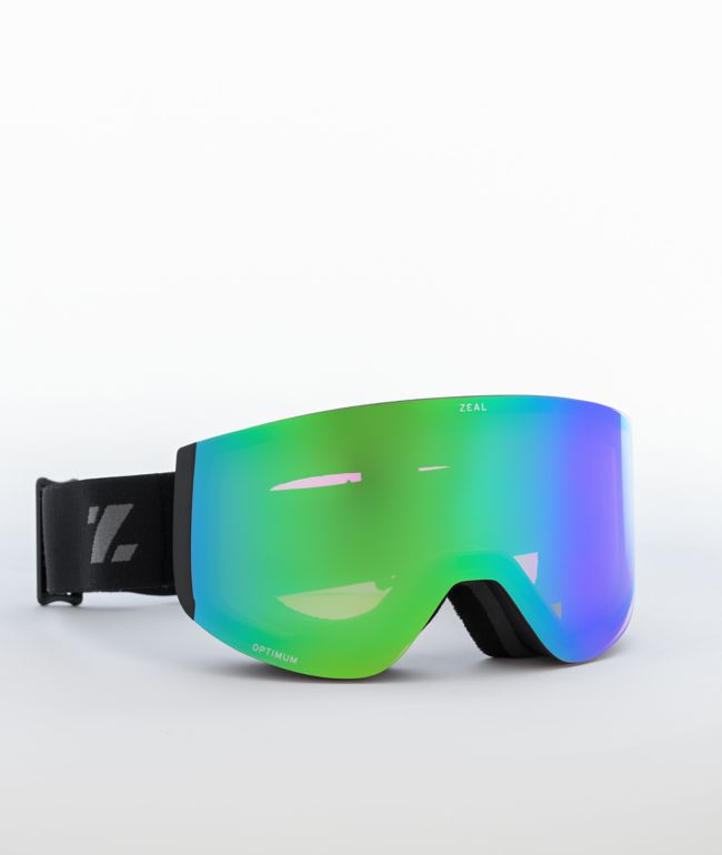 NEW Zeal Slate Goggles Dark Night Optimum Jade Mirror OTG Compatible MSRP $119 