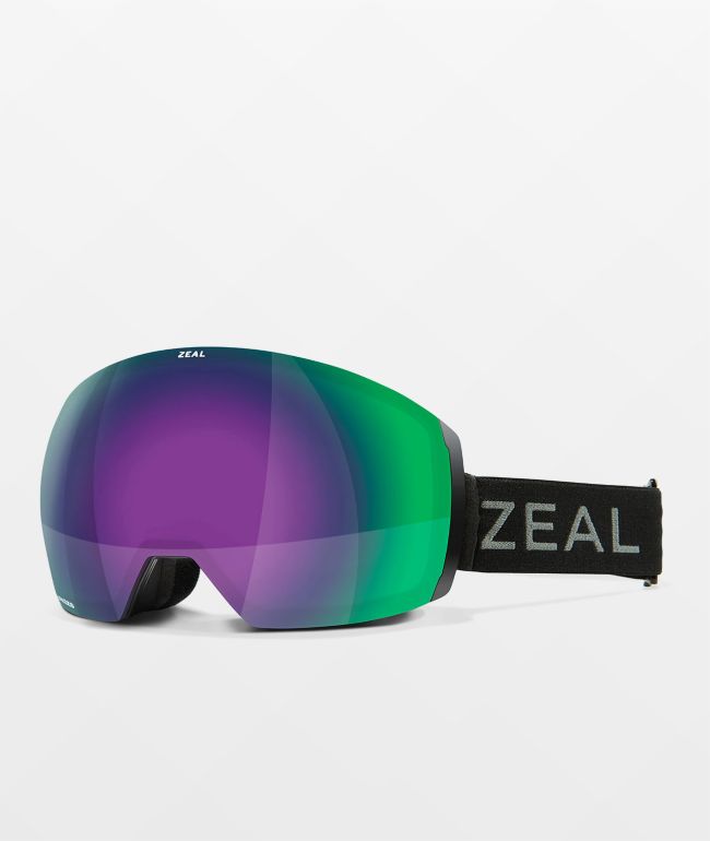 Zeal Portal XL Dark Night & Jade Mirror Snowboard Goggles
