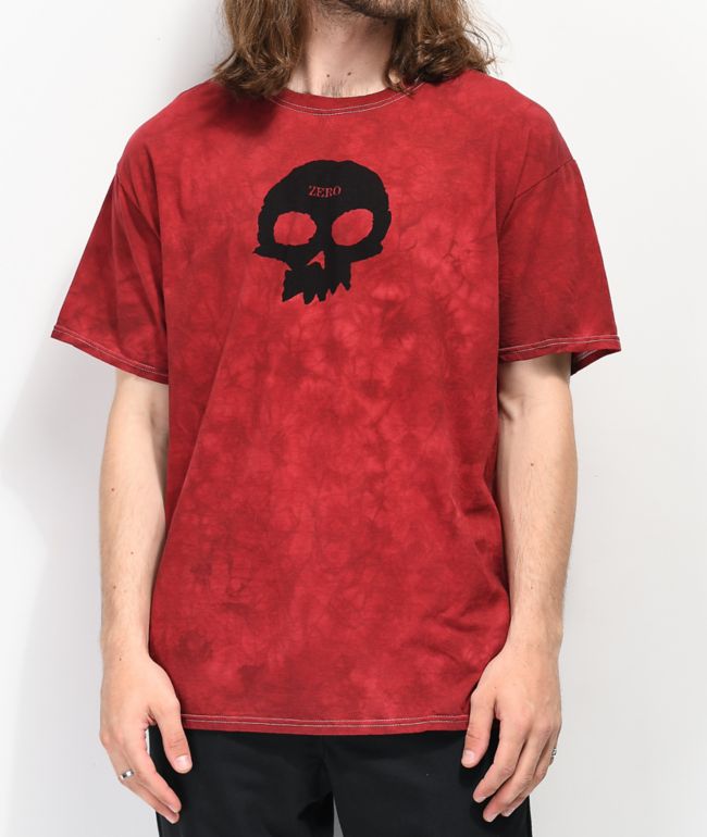 Red pskull t shirt clearance
