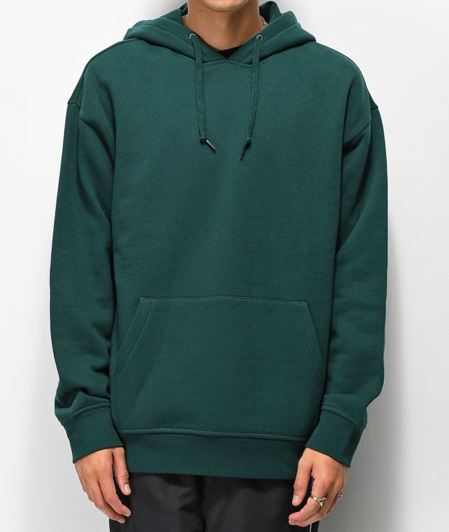 black and pine green hoodie