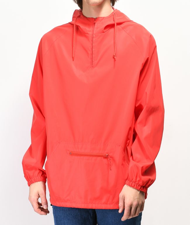 zine glo reflective silver anorak windbreaker jacket