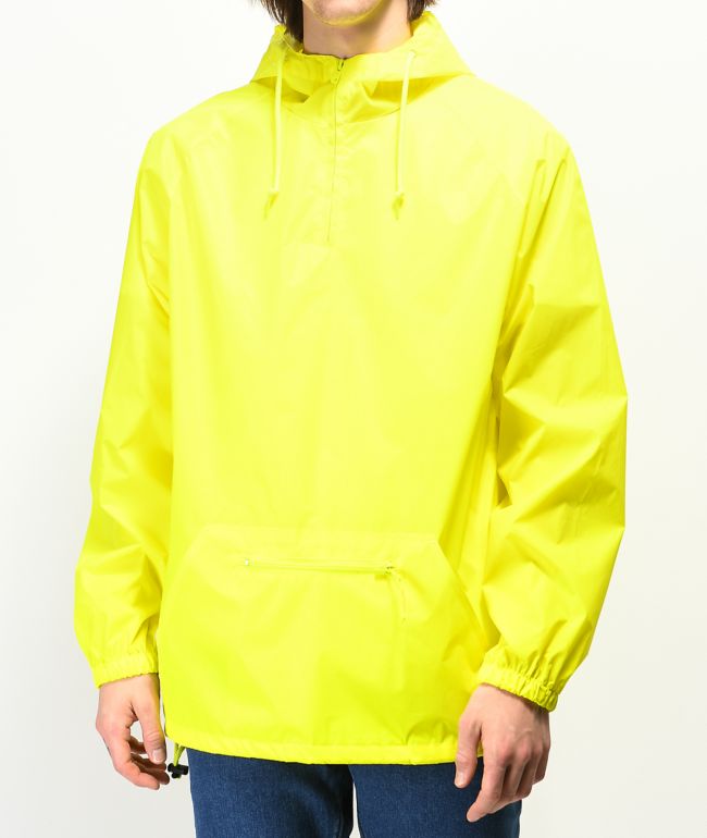 zine glo reflective silver anorak windbreaker jacket