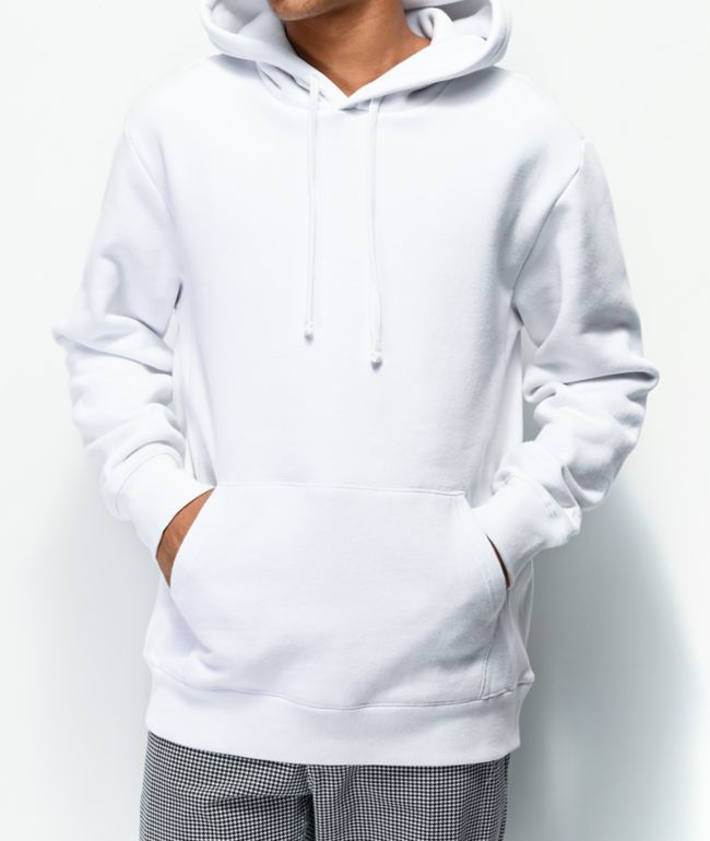 Sudadera con capucha blanca
