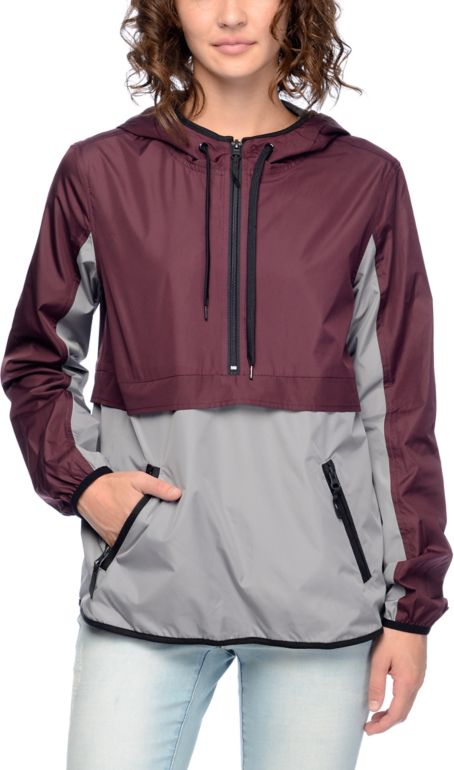 pullover womens windbreaker