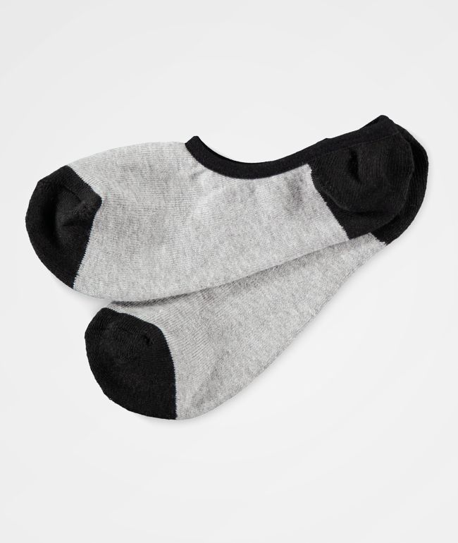 Zine No Show Heather Grey Socks