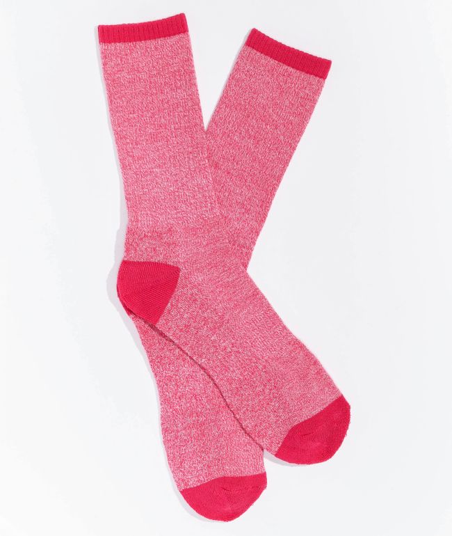 Zine Prism Pink Crew Socks