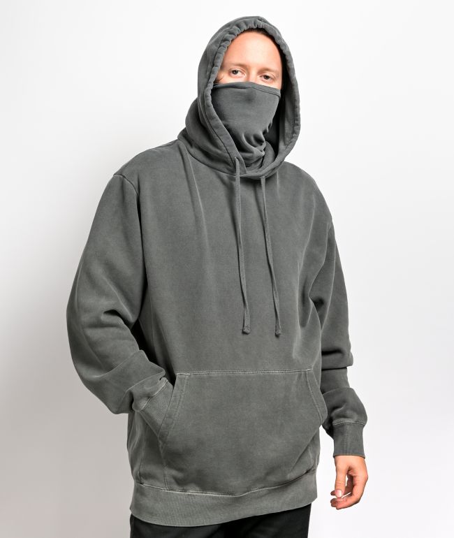 Gray washed hoodie Clearance