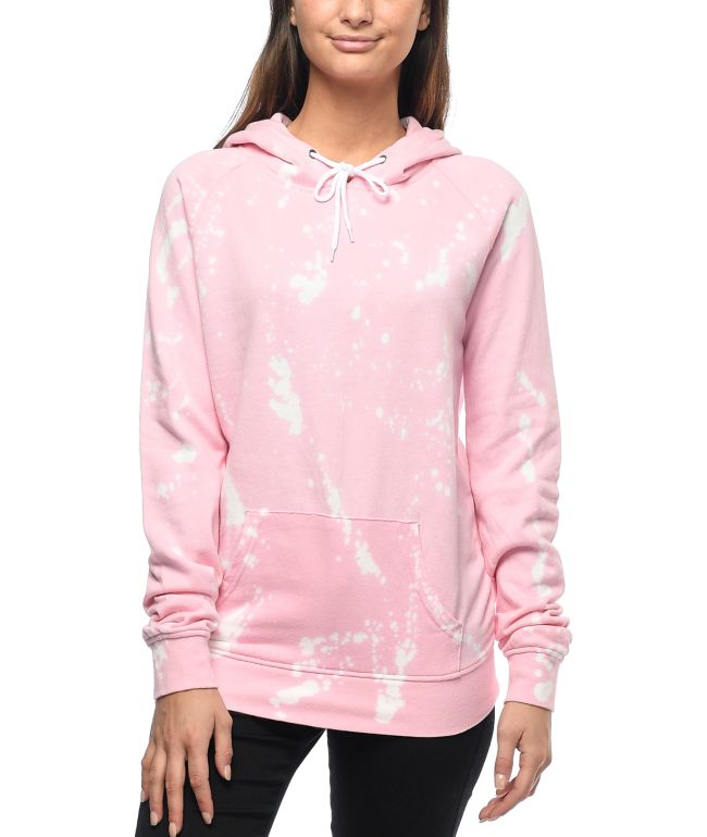 Light pink bleached sweatshirt clearance