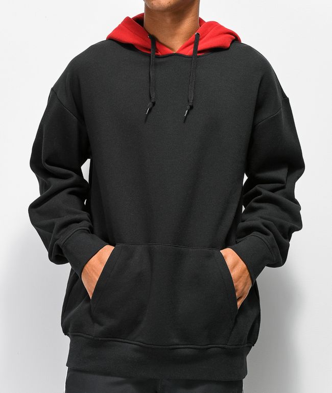 Red black sweatshirt discount